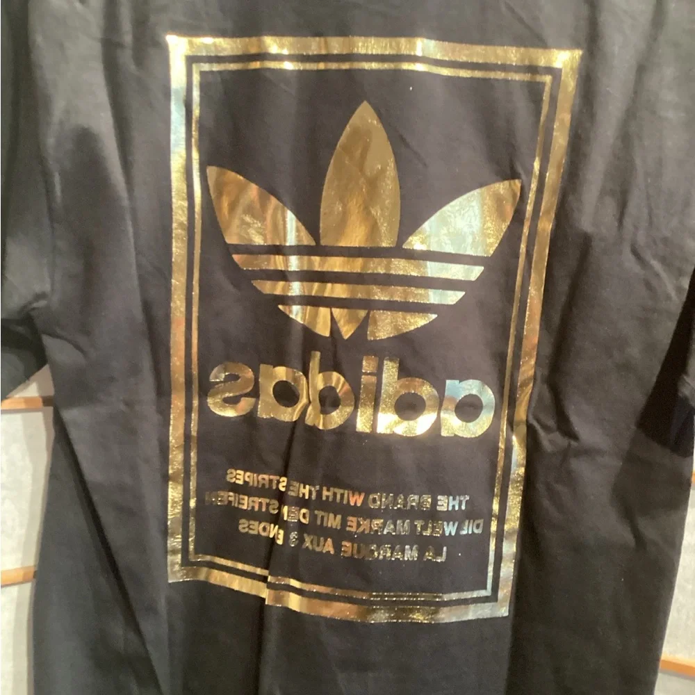 Adidas Metallic Mirror Tee IB6035-230 Men's Size Small